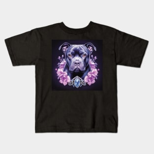 Blue Staffy Kids T-Shirt